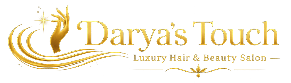 Darya’s Touch luxury hair and beauty salon logo