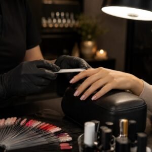 Home 6 Nails and pedicure services at Darya’s Touch beauty salon in Manchester