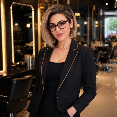 Darya professional hairdresser and beautician at Darya’s Touch salon in Manchester